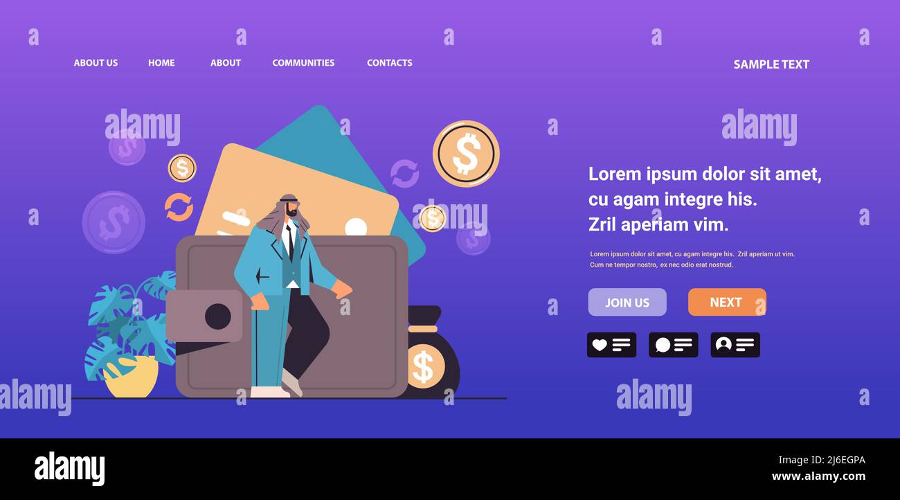 arab businessman near wallet saving money getting profit high income ...