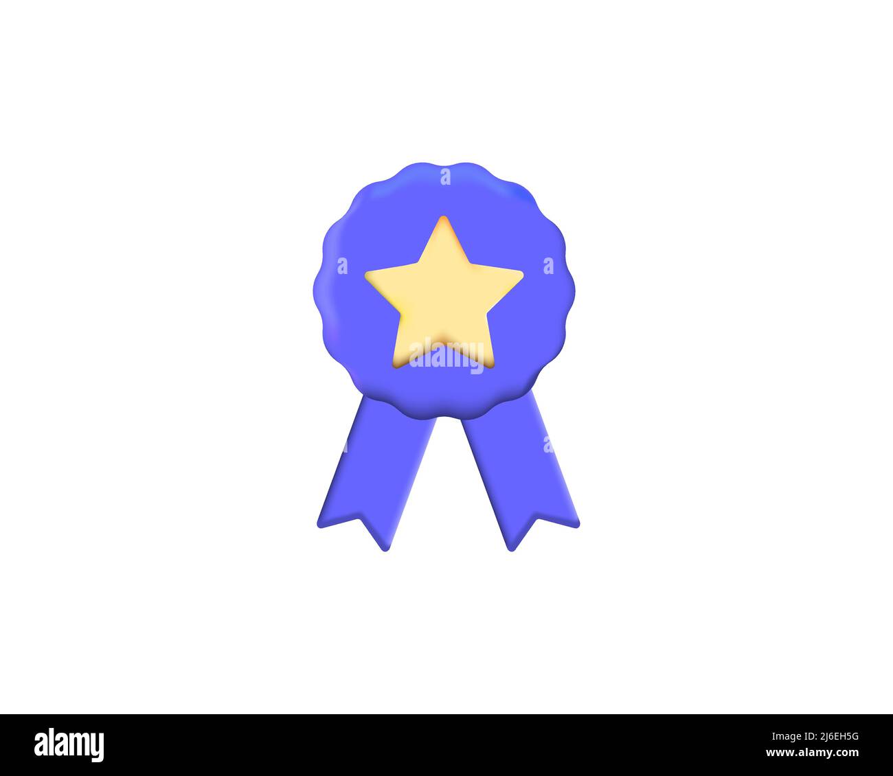 Ribbon icon with star. 3d. Vector illustration Stock Vector Image & Art ...