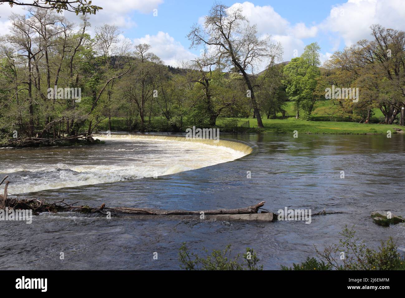 Horseshoe Falls , Llangollen Wales Stock Photo Alamy