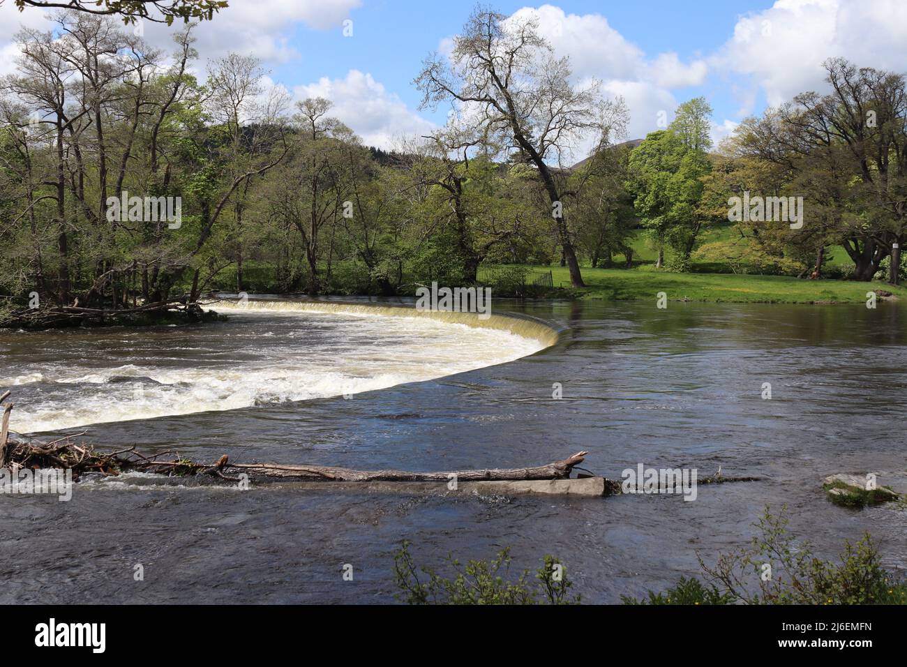Horseshoe Falls , Llangollen Wales Stock Photo Alamy