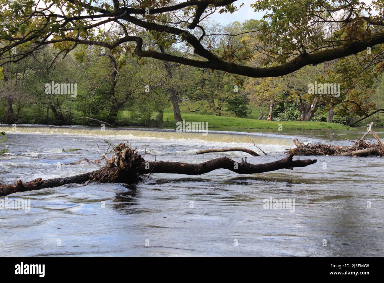 Horseshoe Falls , Llangollen Wales Stock Photo Alamy