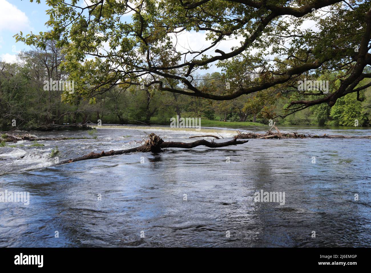 Horseshoe Falls , Llangollen Wales Stock Photo Alamy