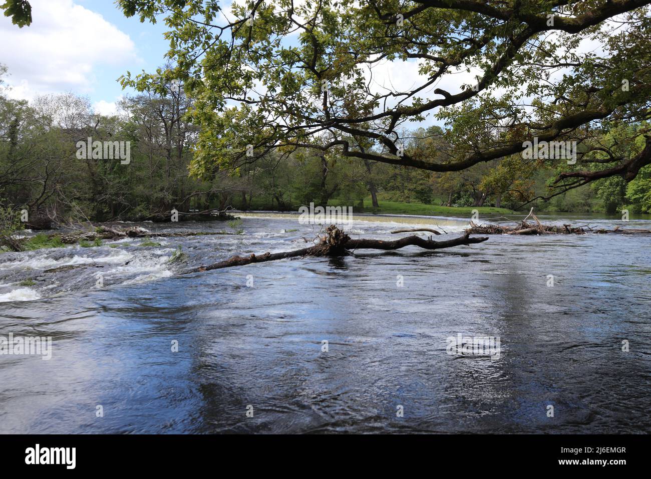 Horseshoe Falls , Llangollen Wales Stock Photo Alamy