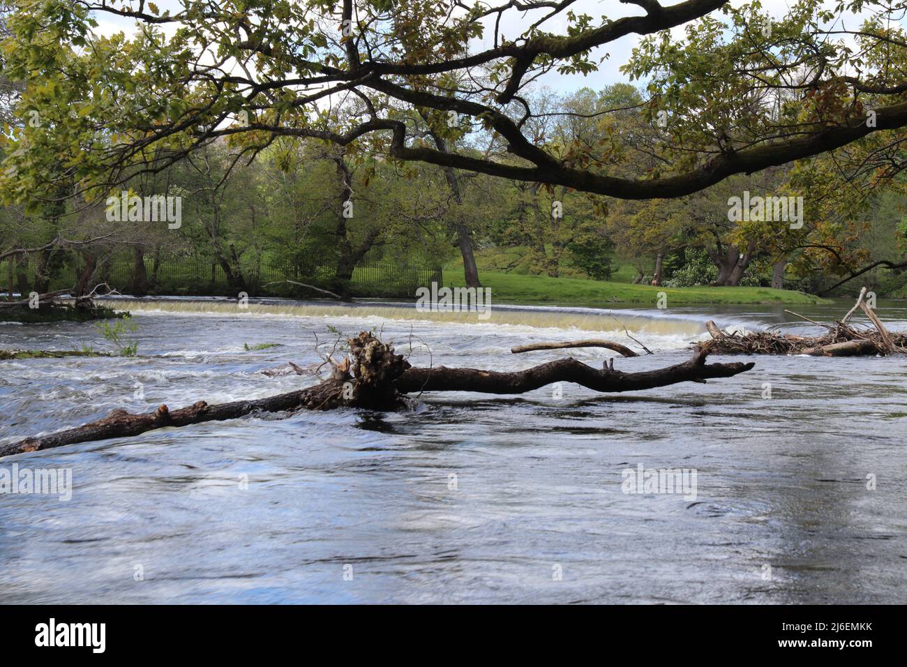 Horseshoe Falls , Llangollen Wales Stock Photo Alamy