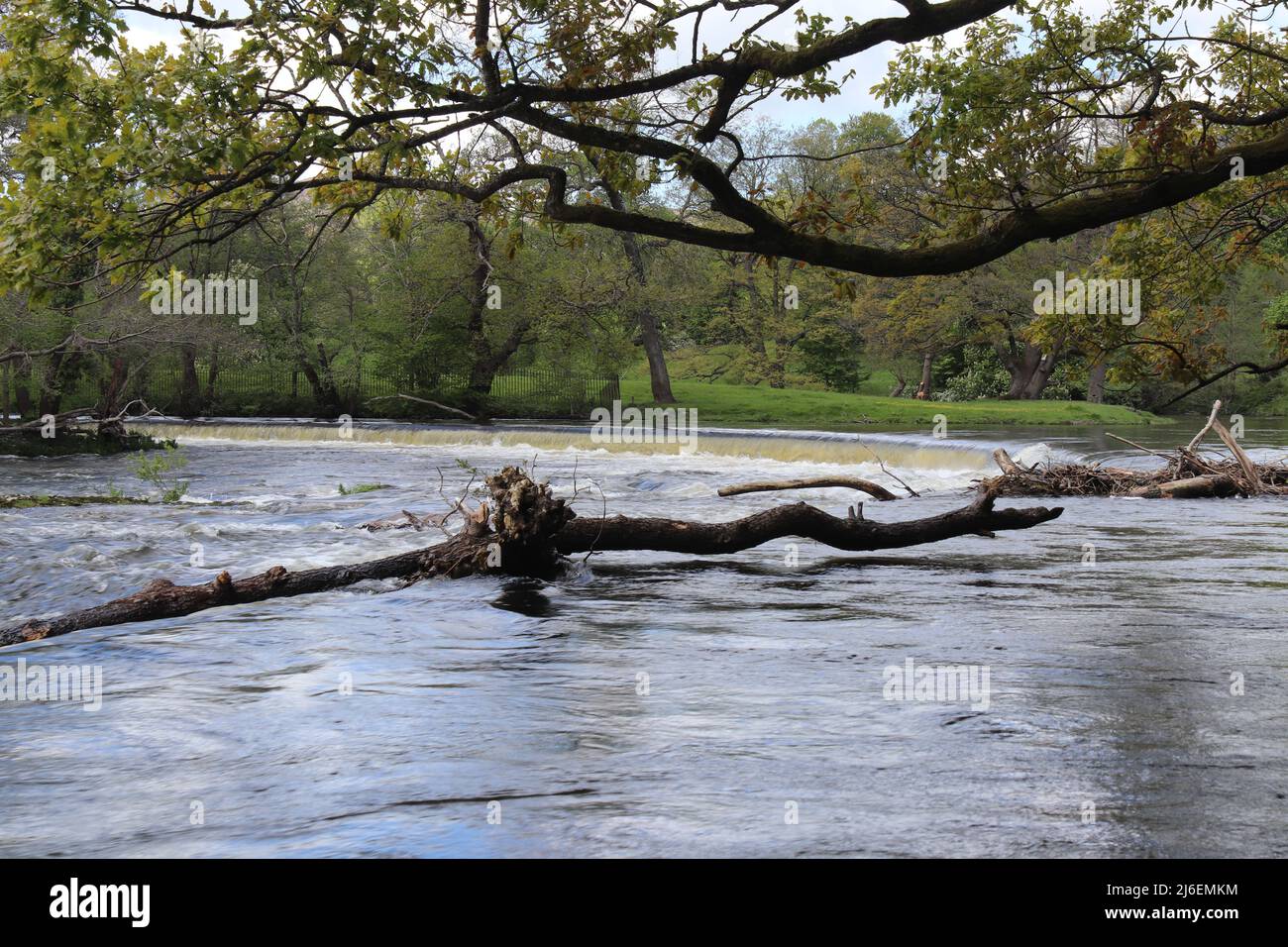 Horseshoe Falls , Llangollen Wales Stock Photo Alamy