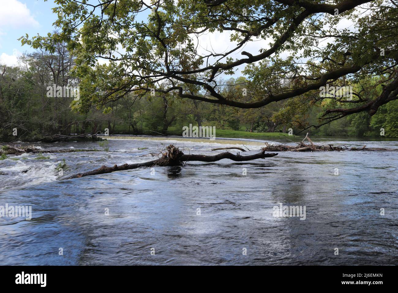 Horseshoe Falls , Llangollen Wales Stock Photo Alamy