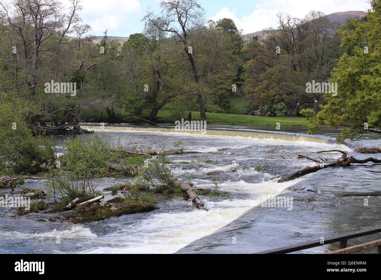 Horseshoe Falls , Llangollen Wales Stock Photo Alamy