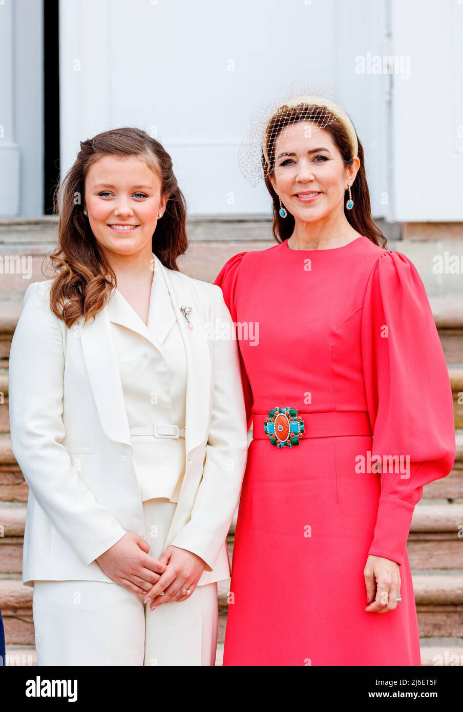 Queen Margrethe, Crown Prince Frederik, Crown Princess Mary, Prince ...