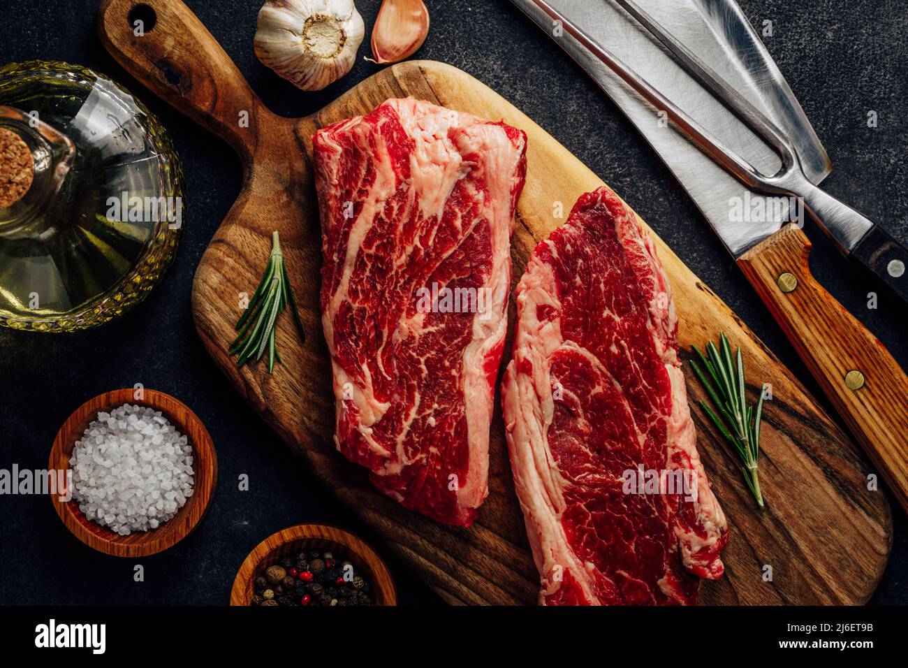 Top Blade Top blade steak raw hi-res stock photography and images - Alamy
