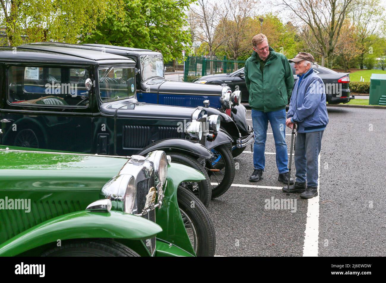 01 May 2022, Kilmarnock, UK. Ayrshire Classic Car Club held its popular