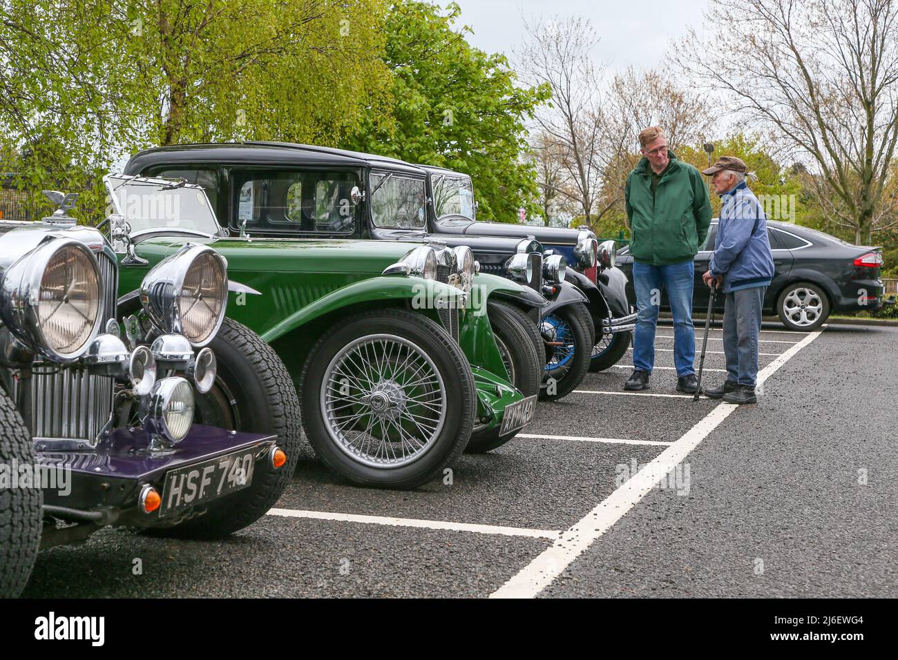 01 May 2022, Kilmarnock, UK. Ayrshire Classic Car Club held its popular