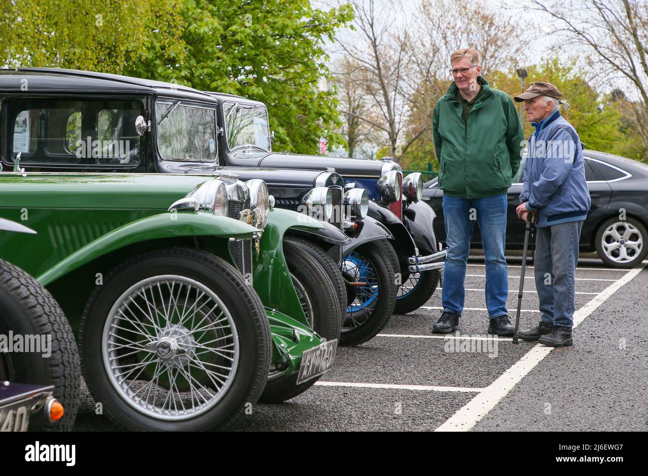 01 May 2022, Kilmarnock, UK. Ayrshire Classic Car Club held its popular
