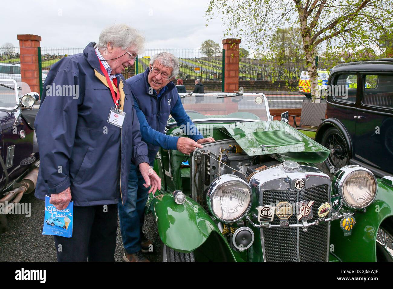 01 May 2022, Kilmarnock, UK. Ayrshire Classic Car Club held its popular