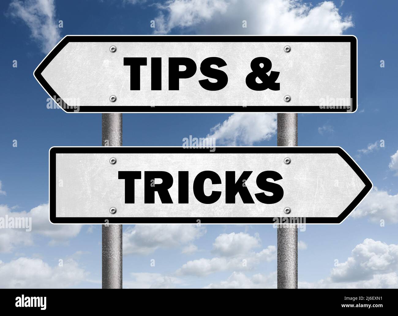 Tips and Tricks Stock Photo