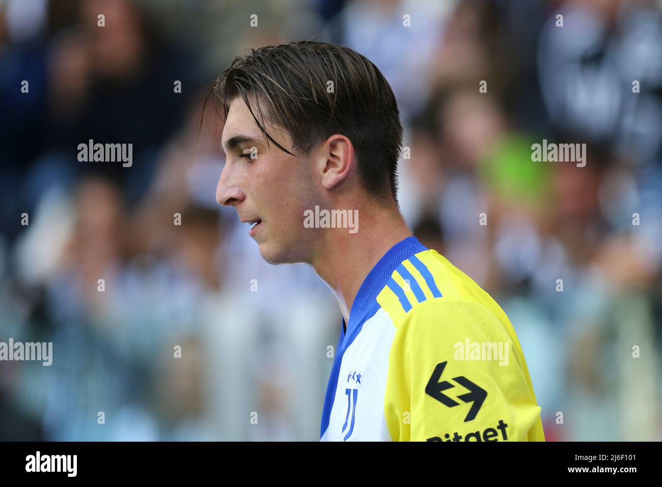 Turin, Italy. 09th Aug, 2023. Fabio Miretti of Juventus during the  pre-season test match between Juventus Fc and Juventus NextGen U23 on 09  August 2023 at Juventus Stadium, Turin, taly. Photo Nderim