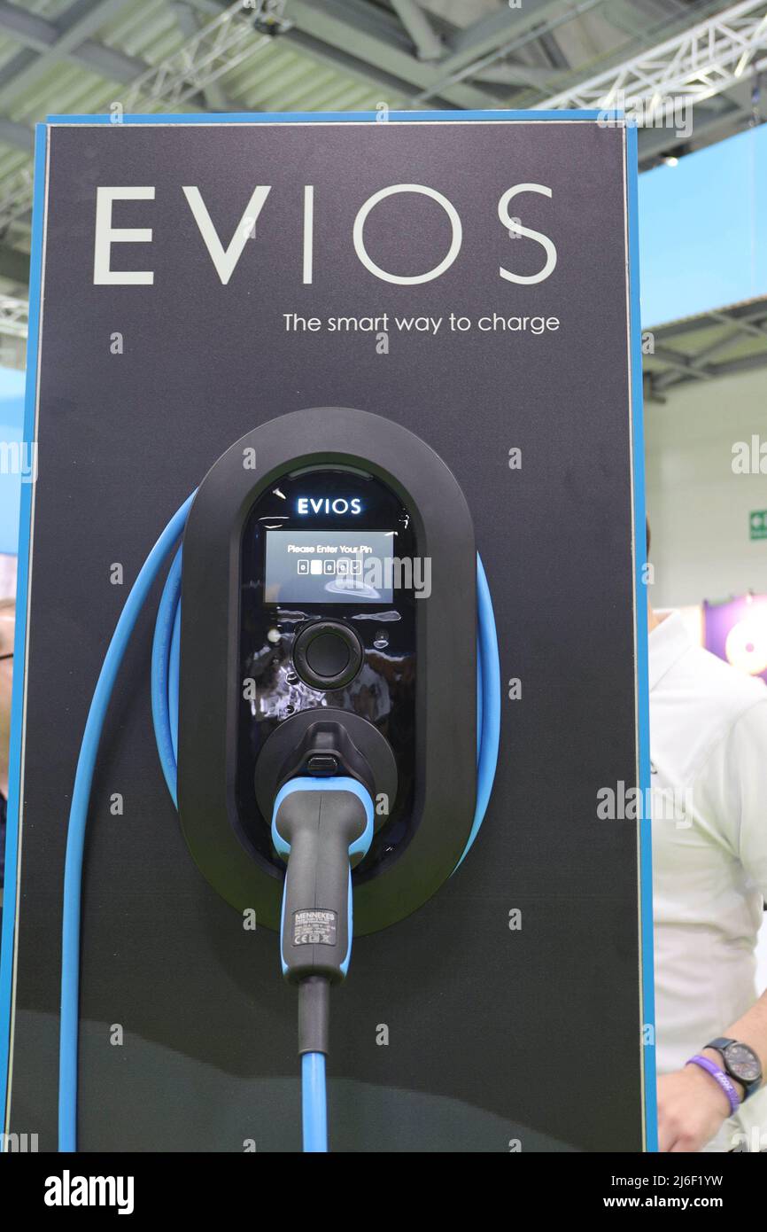 Evios EV charger Stock Photo