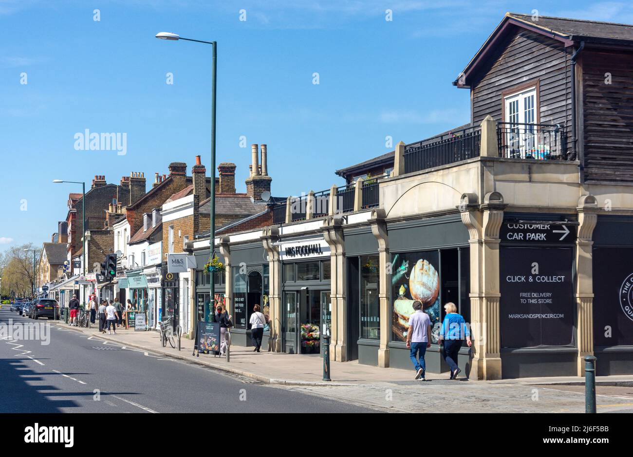 Teddington High Street, Teddington, London Borough of Richmond upon Thames, Greater London, England, United Kingdom Stock Photo
