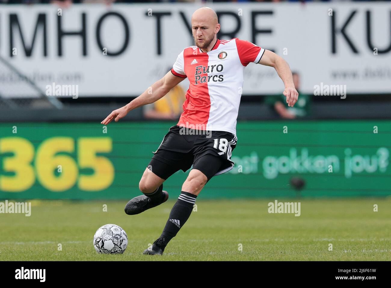 SITTARD - Gernot Trauner of Feyenoord during the Dutch Eredivisie match  between Fortuna Sittard and Feyenoord at the Fortuna Sittard Stadium on May  1, 2022 in Sittard, Netherlands. ANP JEROEN PUTMANS Stock Photo - Alamy