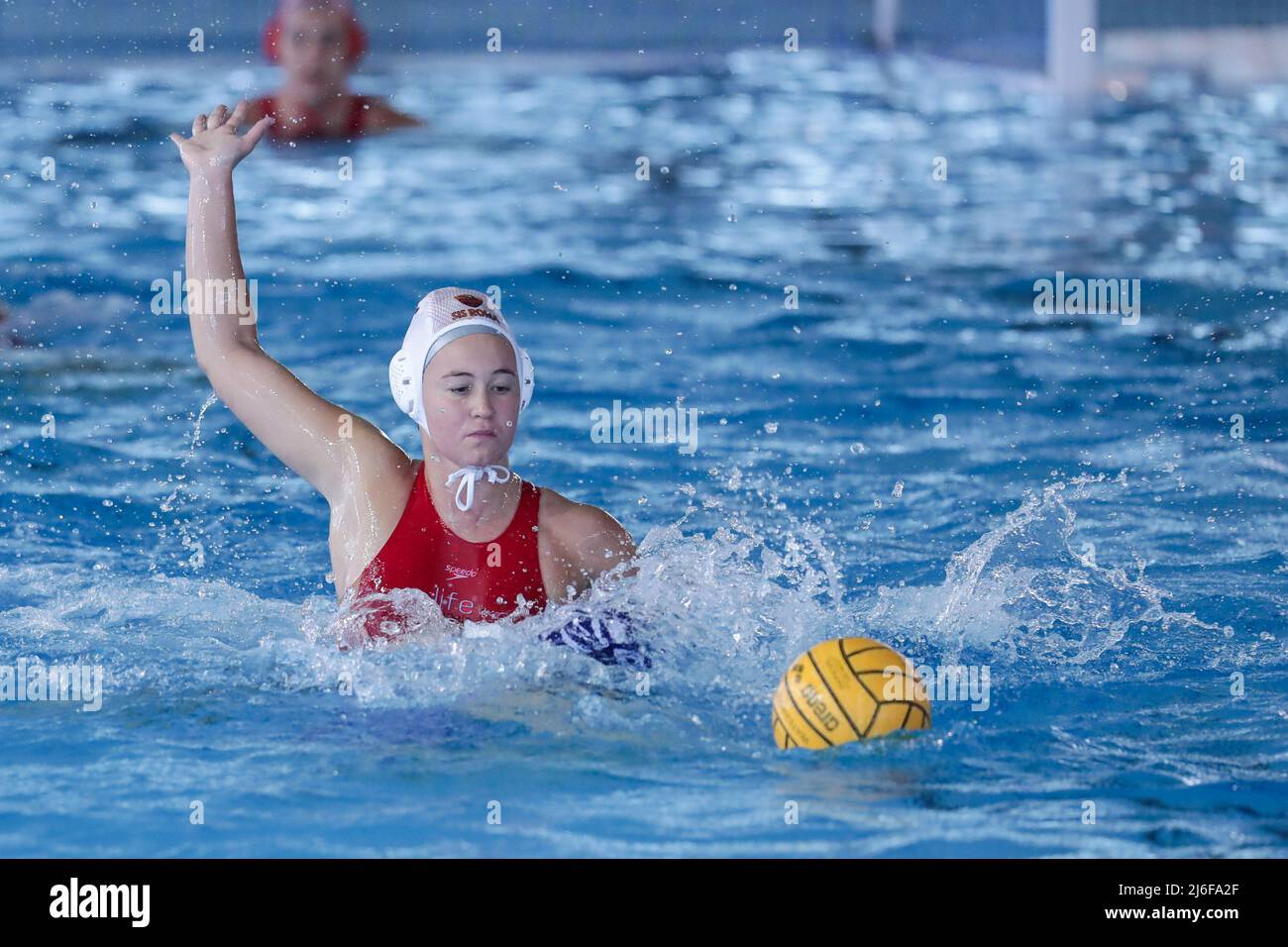 Sofia Giustini (SIS Roma) during Quarter Finals - SIS Roma vs Bogliasco,  Waterpolo Italian Serie A1 Women match in Roma, Italy, May 01 2022 Stock  Photo - Alamy