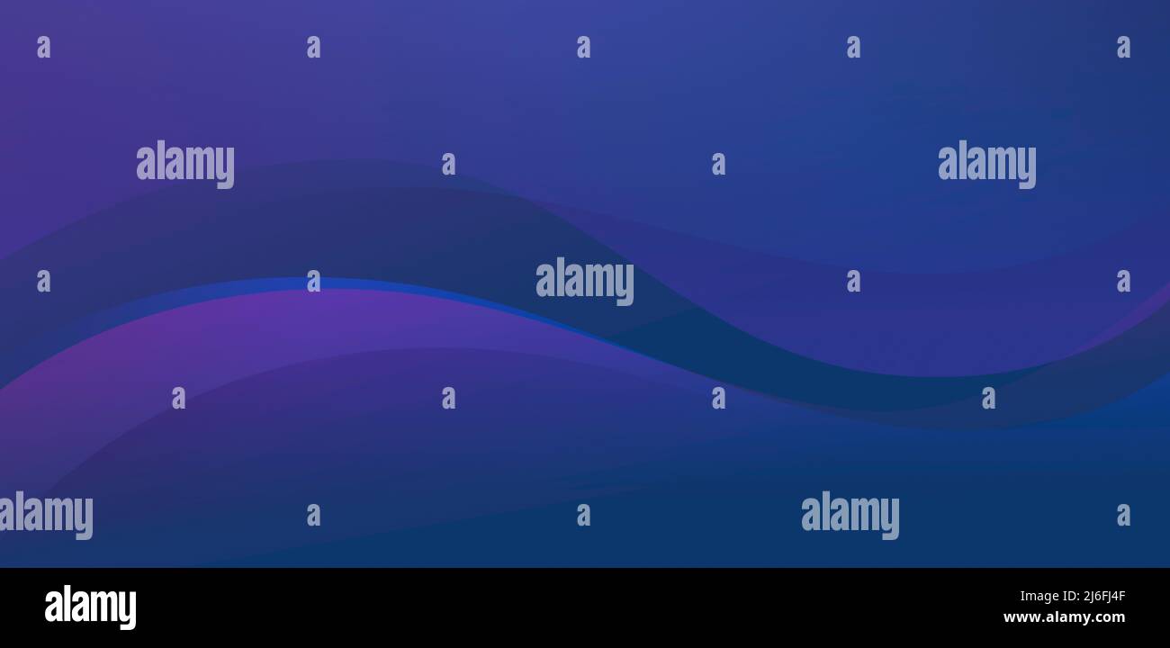 Dynamic purple waves abstract background, technology concept Stock Photo