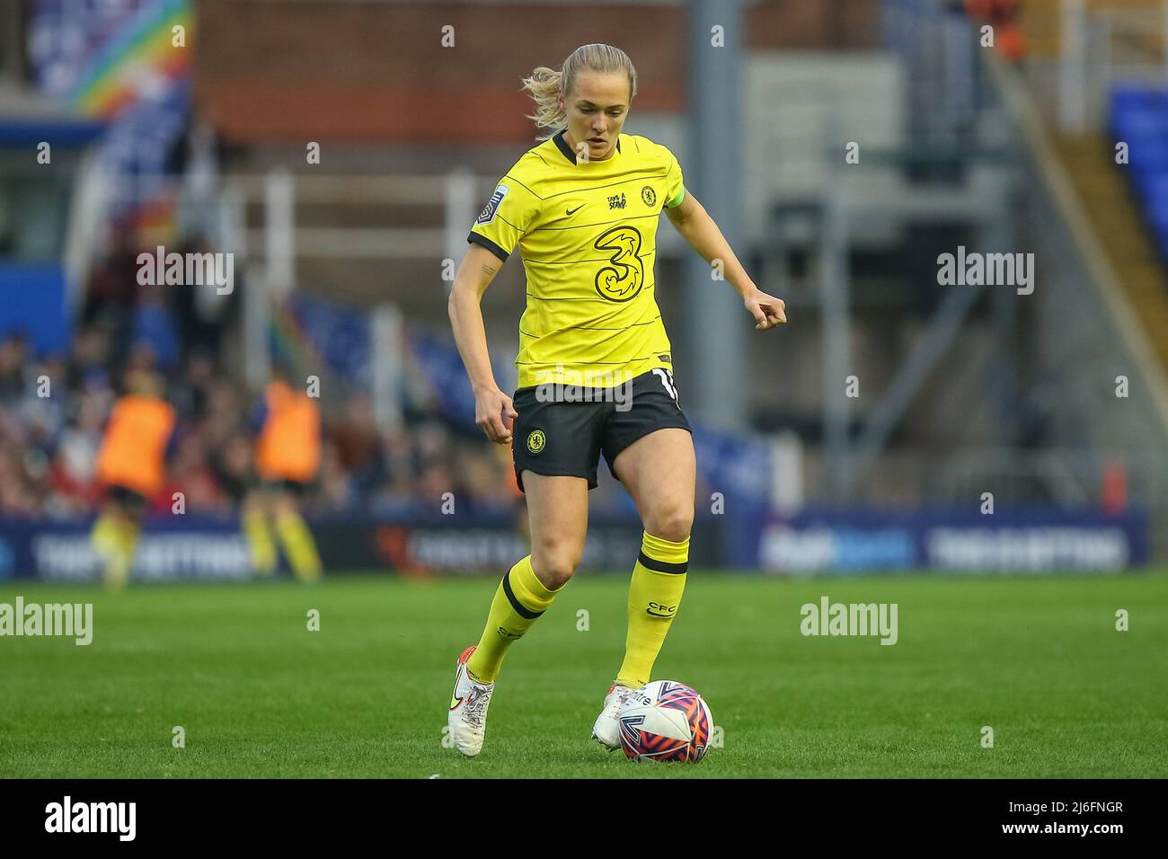 Magdalena Eriksson #16 of Chelsea Women runs with the ball Stock Photo