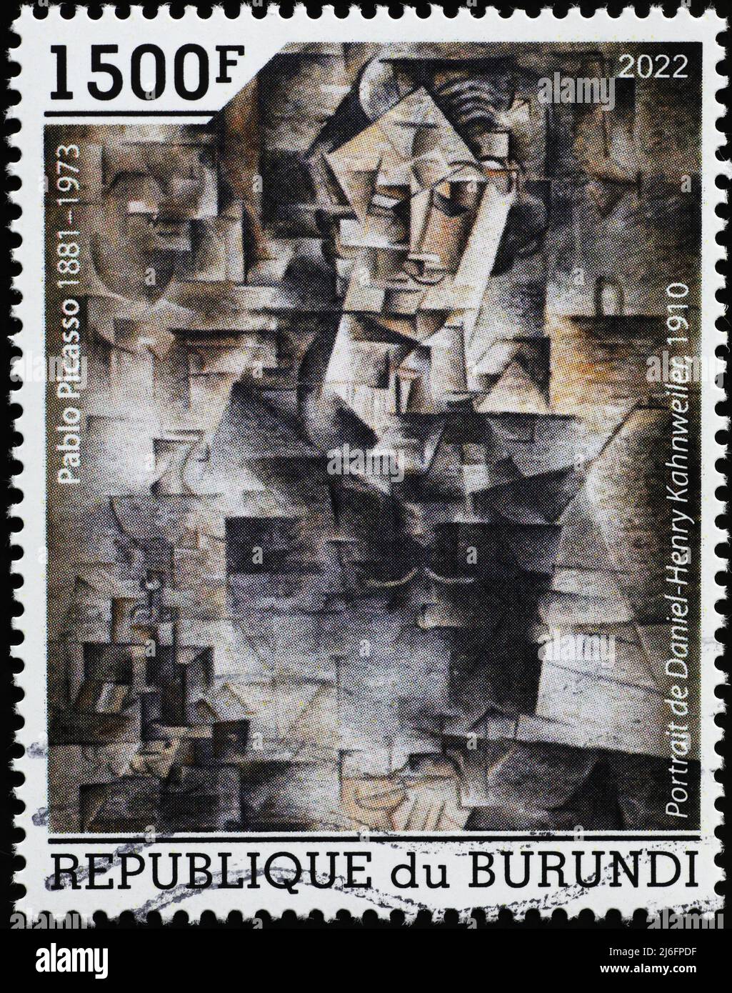 Portrait of Daniel-Henry Kahnweiler (1910) by Pablo Picasso