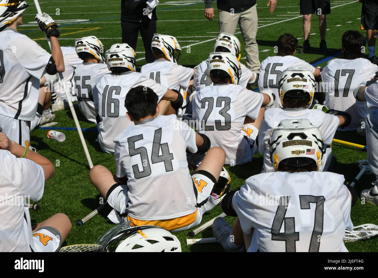 Lacrosse Sports Team Stock Photo Alamy
