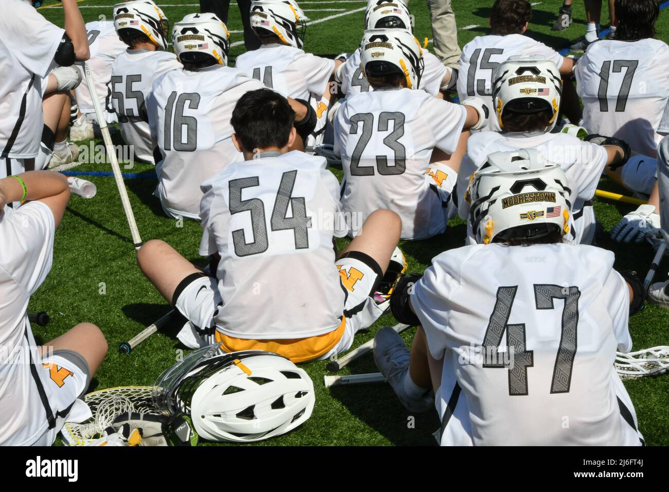 Lacrosse Sports Team Stock Photo Alamy