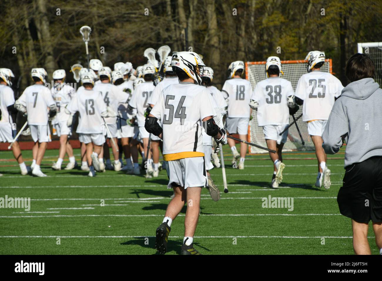 Lacrosse Sports Team Stock Photo Alamy