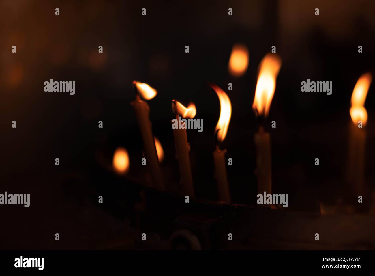 Life is just like a burning candle. A burning candle melts slowly and