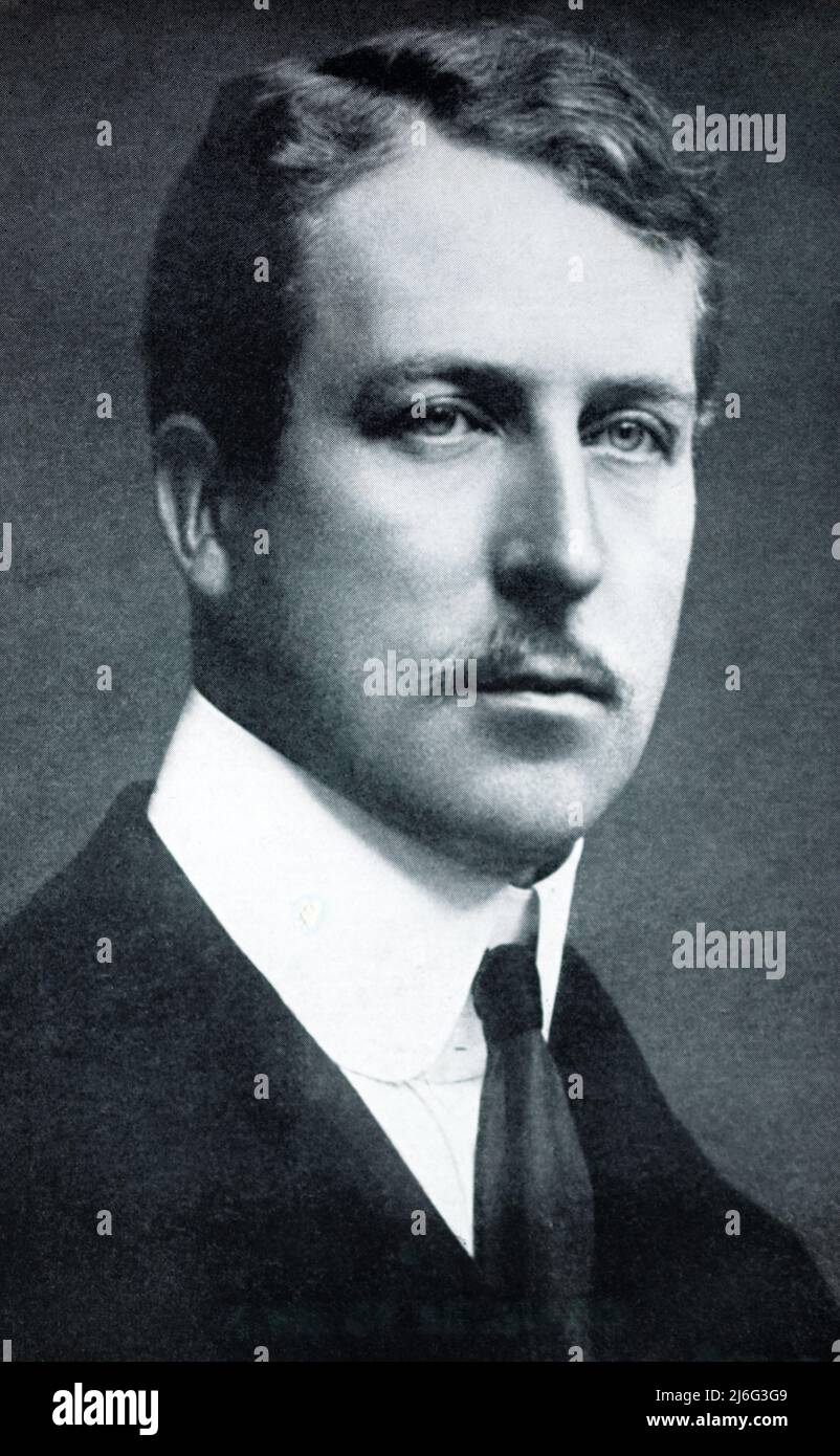 King Albert I of Belgium, c. early 1900s. Stock Photo
