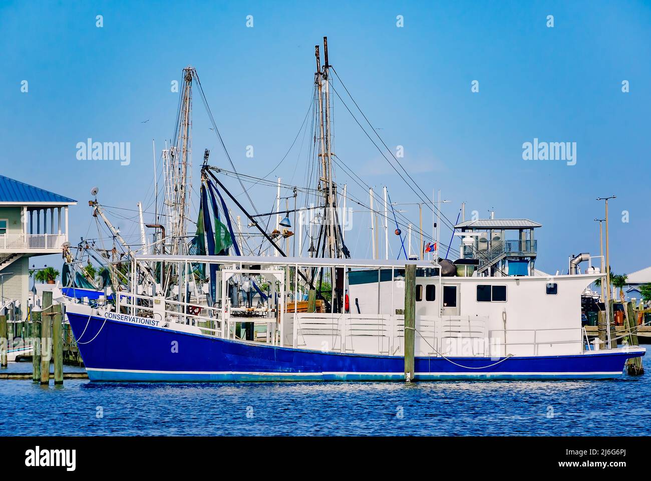 The Mississippi Department of Marine Resources’ boat, Conservationist