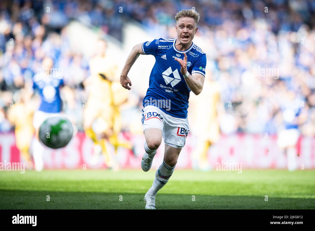 Oslo, Norway. 01st, May 2022. Ola Brynhildsen (11) of Molde seen during the Norwegian Cup final, the NM Menn final, between Bodoe/Glimt and Molde at Ullevaal Stadion in Oslo. (Photo credit: Gonzales Photo - Jan-Erik Eriksen). Credit: Gonzales Photo/Alamy Live News Stock Photo