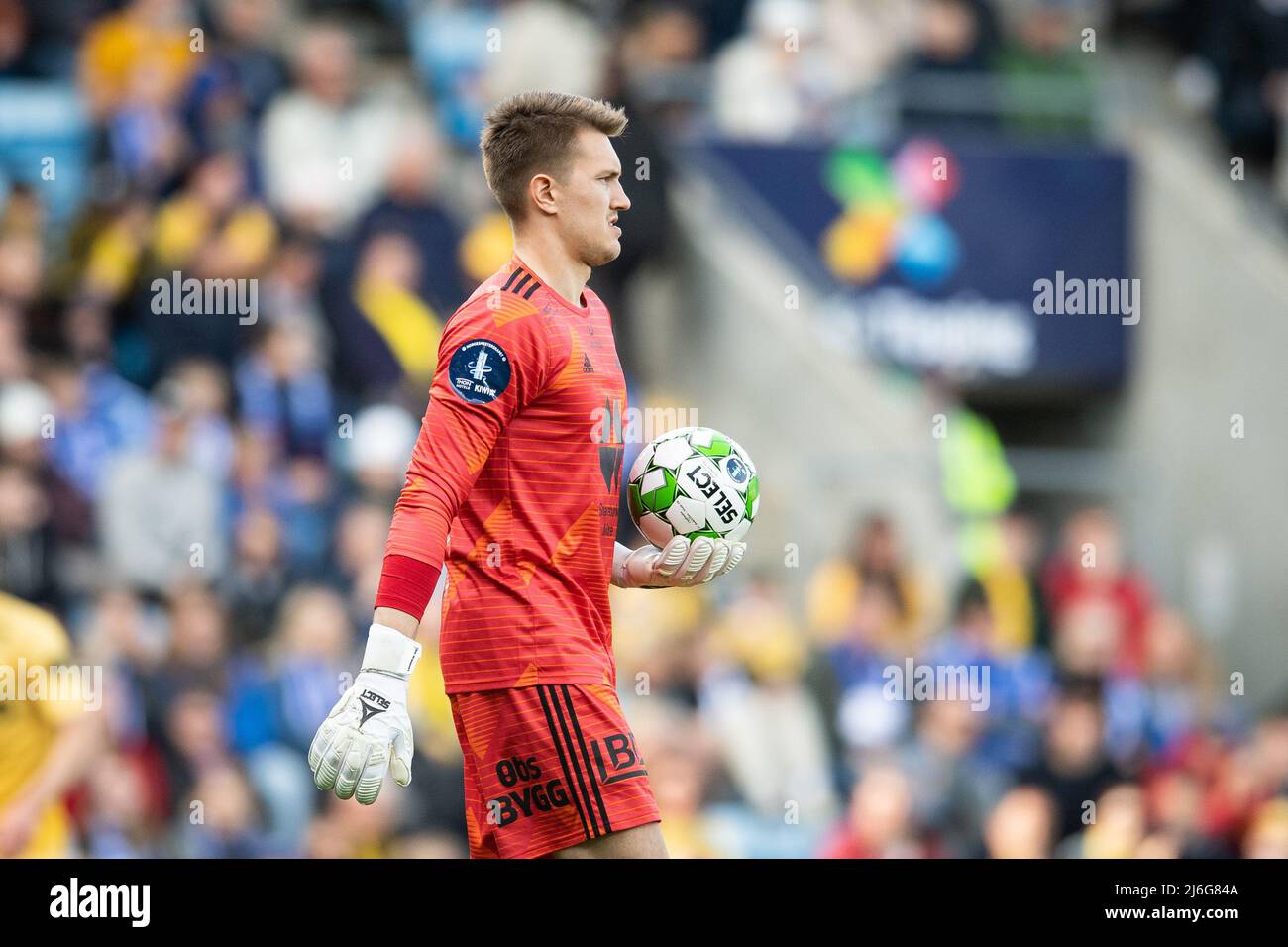 Oslo, Norway. 01st, May 2022. Goalkeeper Jacob Karlstrom (1) of Molde seen in the Norwegian Cup final, the NM Menn final, between Bodoe/Glimt and Molde at Ullevaal Stadion in Oslo. (Photo credit: Gonzales Photo - Jan-Erik Eriksen). Credit: Gonzales Photo/Alamy Live News Stock Photo