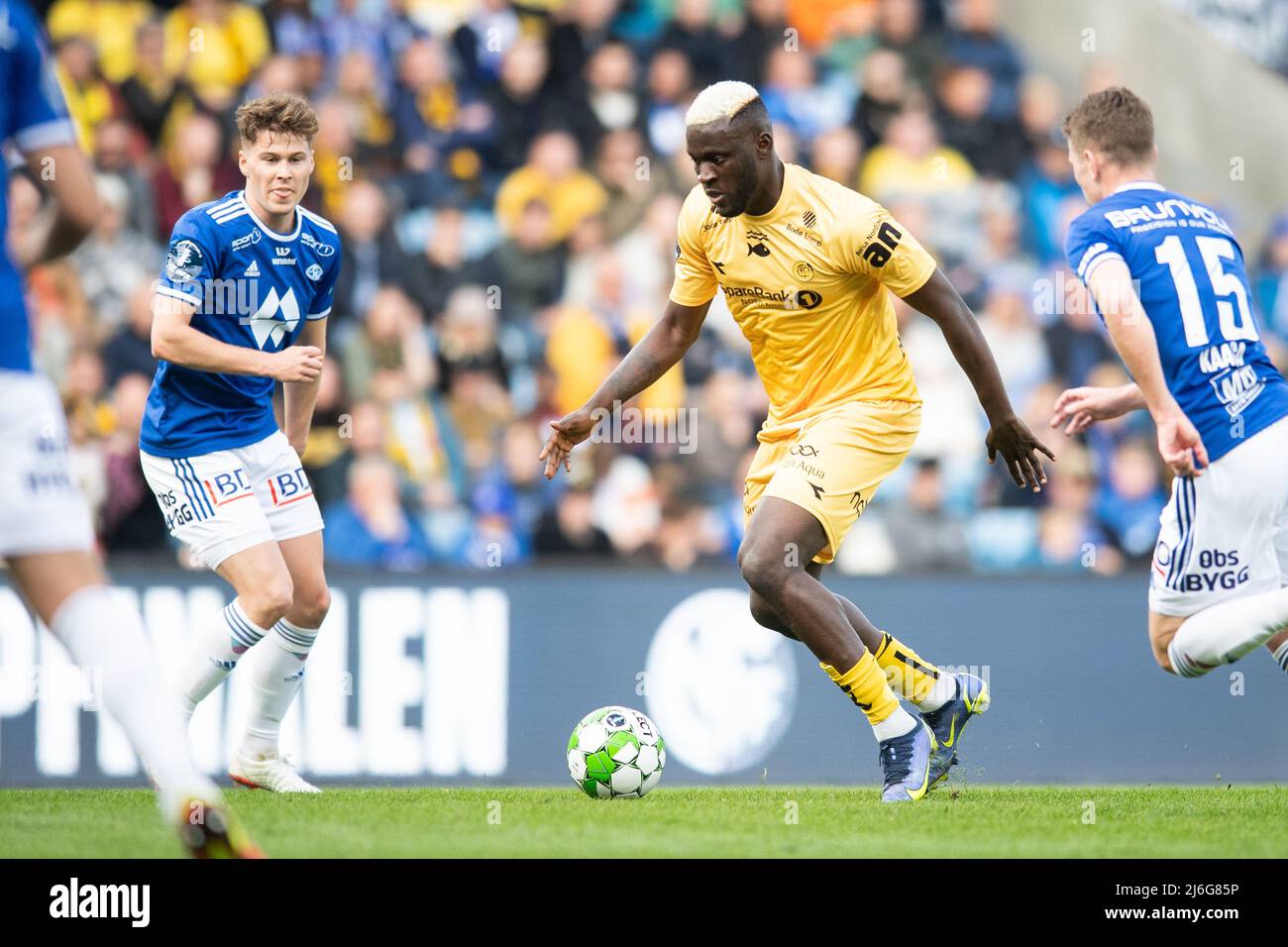 Oslo, Norway. 01st, May 2022. Victor Boniface (8) of Bodoe/Glimt seen in the Norwegian Cup final, the NM Menn final, between Bodoe/Glimt and Molde at Ullevaal Stadion in Oslo. (Photo credit: Gonzales Photo - Jan-Erik Eriksen). Credit: Gonzales Photo/Alamy Live News Stock Photo