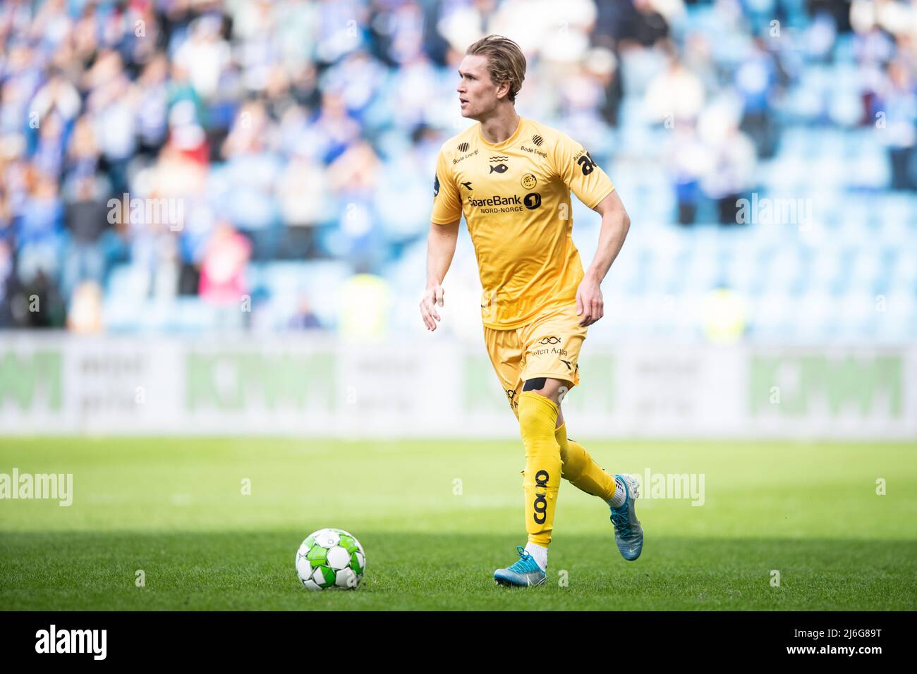 Oslo, Norway. 01st, May 2022. Ola Solbakken (9) of Bodoe/Glimt seen in the Norwegian Cup final, the NM Menn final, between Bodoe/Glimt and Molde at Ullevaal Stadion in Oslo. (Photo credit: Gonzales Photo - Jan-Erik Eriksen). Credit: Gonzales Photo/Alamy Live News Stock Photo