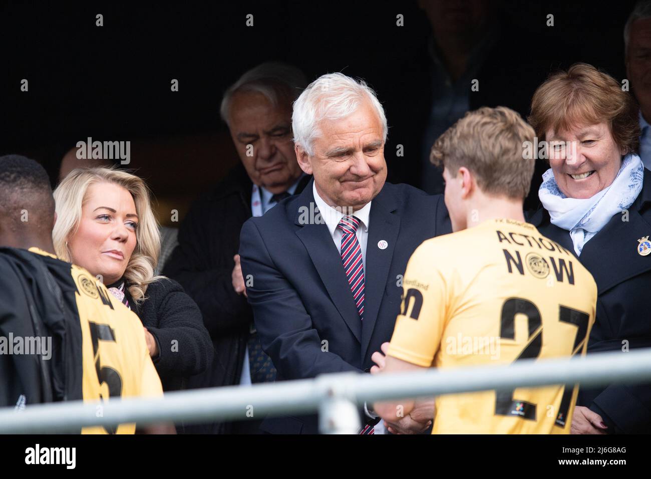 Oslo, Norway. 01st, May 2022. Arne Larsen Okland, vice president of the Norwegian Football Association seen in the Norwegian Cup final, the NM Menn final, between Bodoe/Glimt and Molde at Ullevaal Stadion in Oslo. (Photo credit: Gonzales Photo - Jan-Erik Eriksen). Credit: Gonzales Photo/Alamy Live News Stock Photo