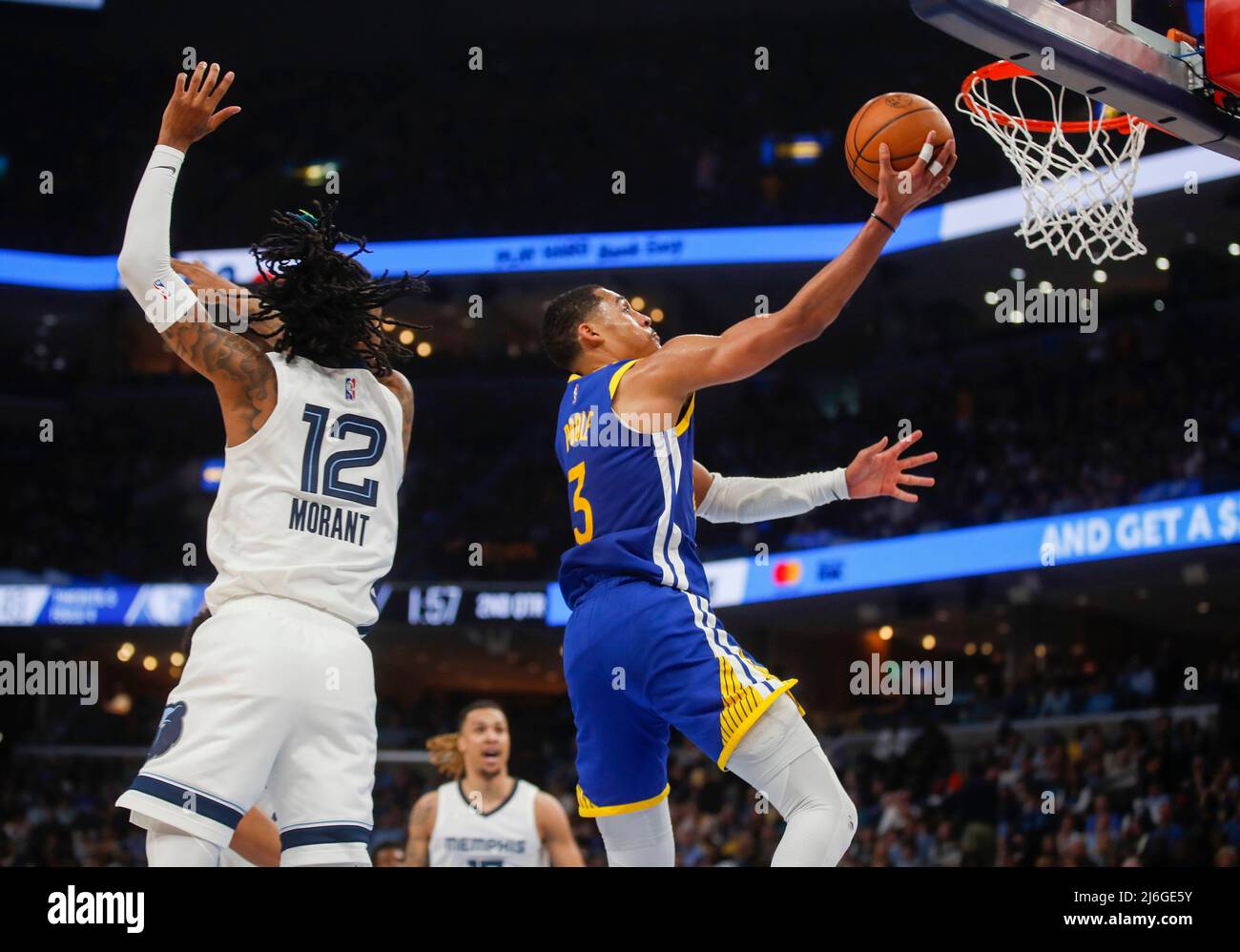 Download Ja Morant Dunk Game Against Lakers Wallpaper