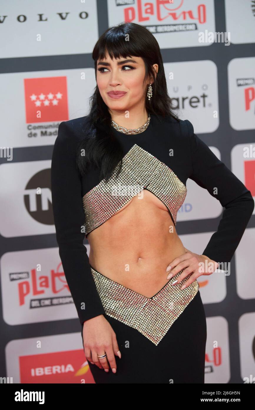 Madrid. Spain. 20220501,  Lali Exposito attends Platino Awards 2022 - Red Carpet at Palacio Municipal de Congresos on May 1, 2022 in Madrid, Spain Credit: MPG/Alamy Live News Stock Photo