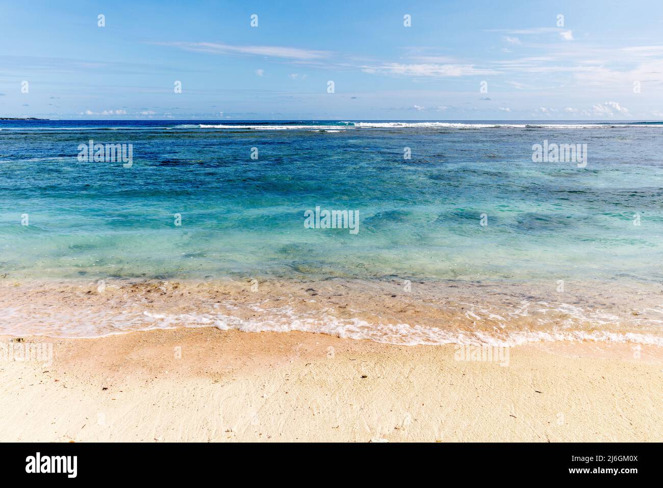 White sand Boa Beach at Rote Island, East Nusa Tenggara province, Indonesia Stock Photo