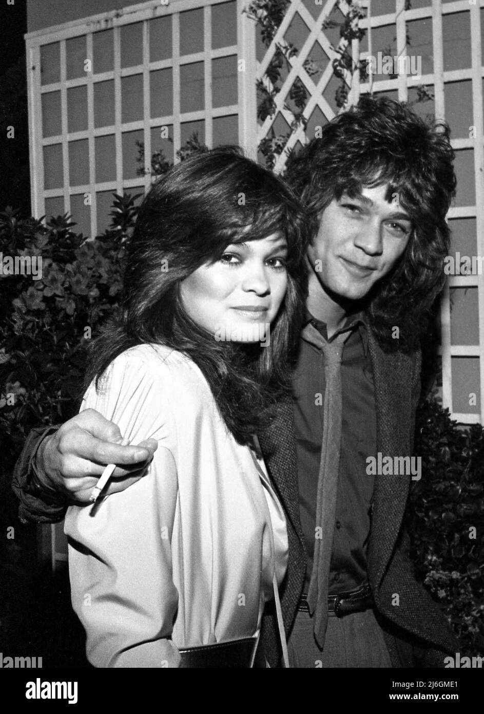 Valerie Bertinelli and Eddie Van Halen at the One Day At A Time Party ...