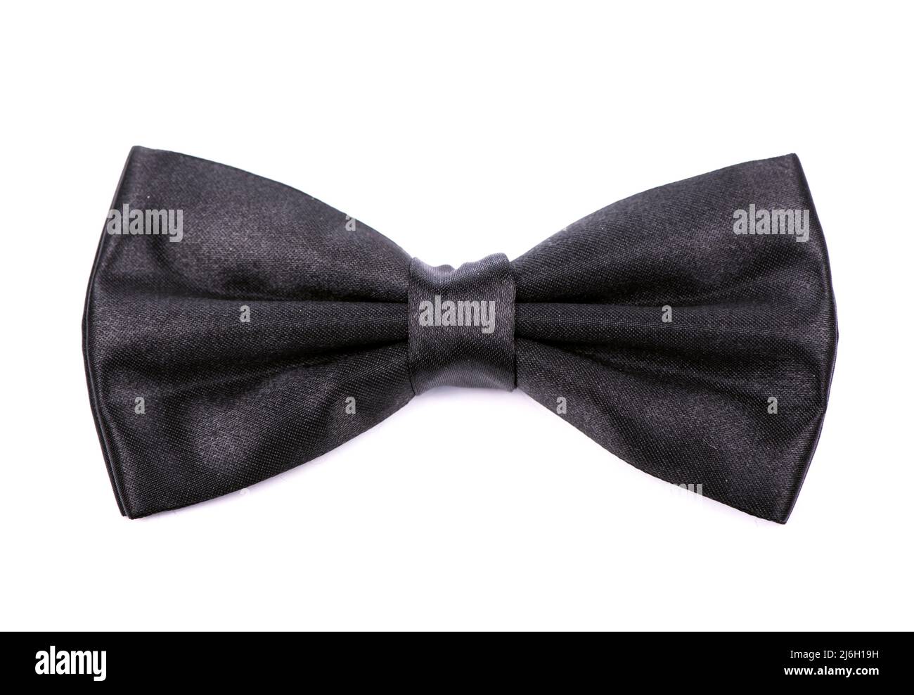 Black bow tie isolated on white background Stock Photo - Alamy