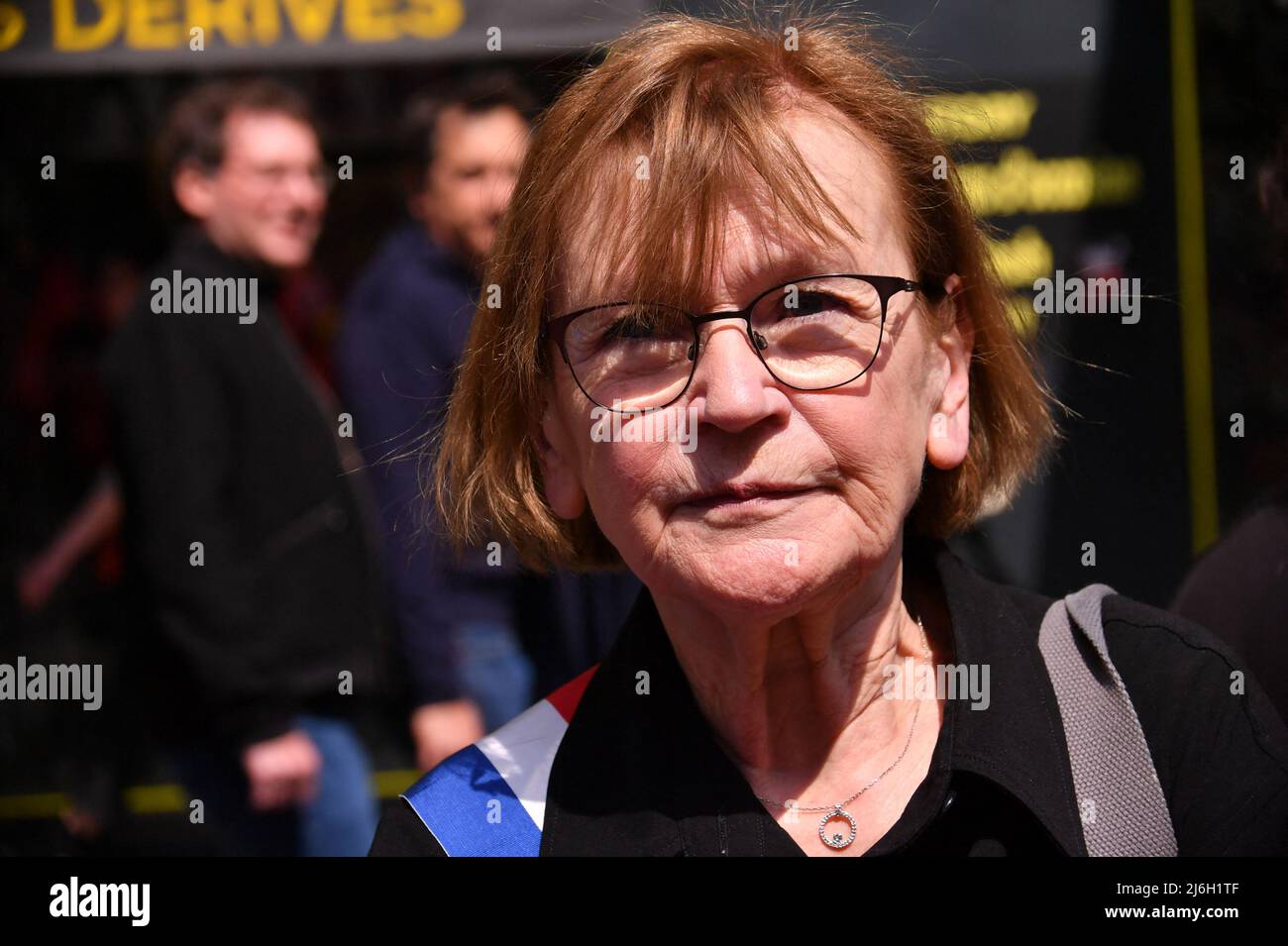 Marie Buffet Communist Party (PCF) MP Marie-George Buffet joins protesters march ...