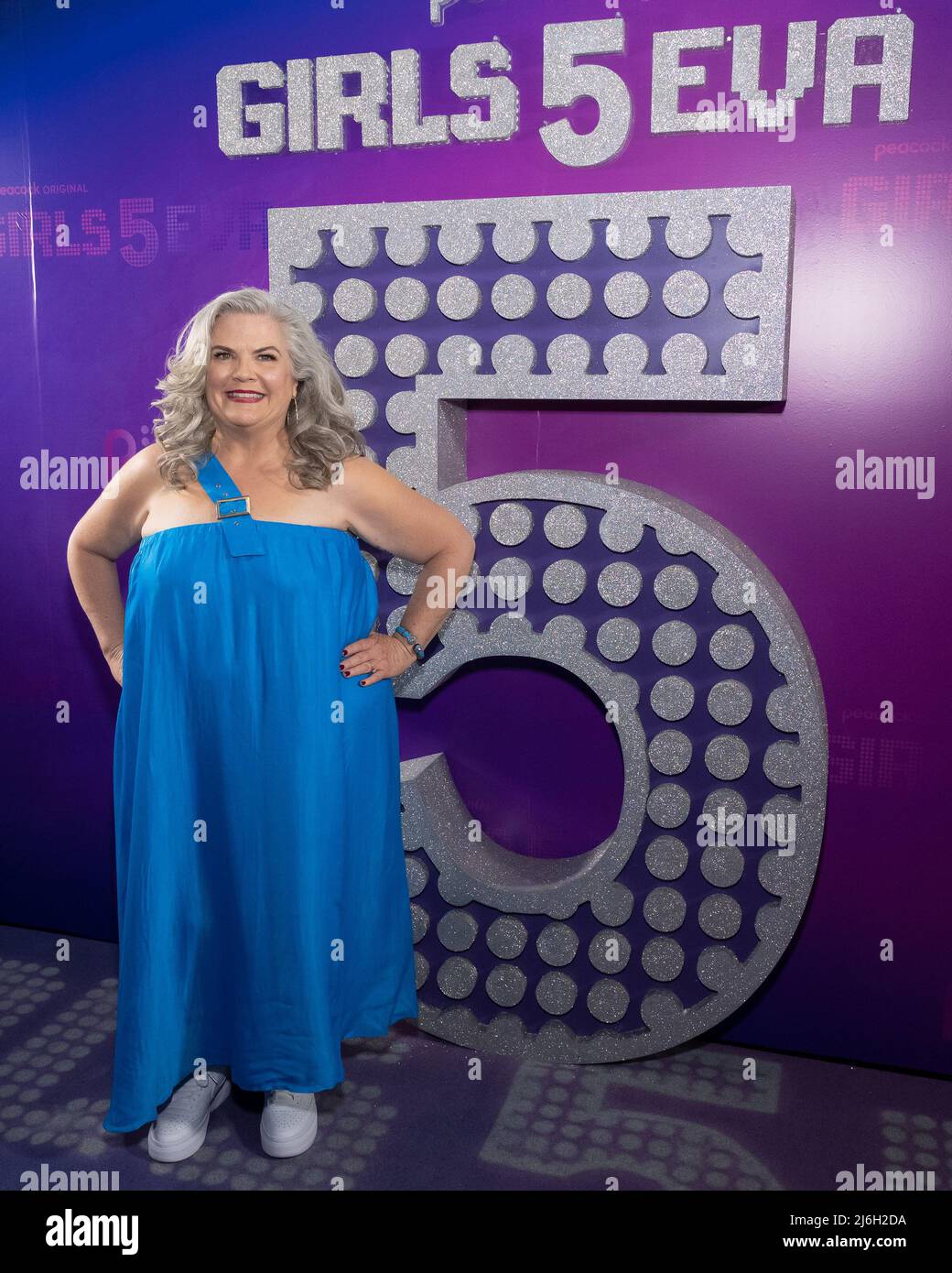 Paula Pell attends the Peacock premiere event of GIRLS5EVA at The Roxy