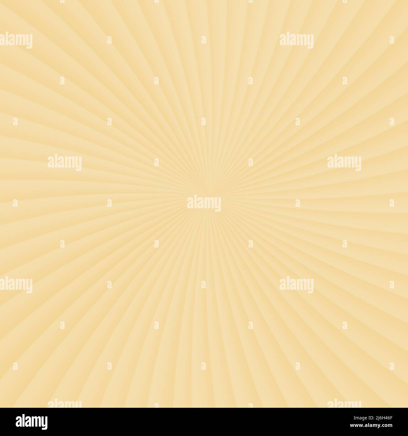 Yellow background with rays coming out of the middle. Vector ...