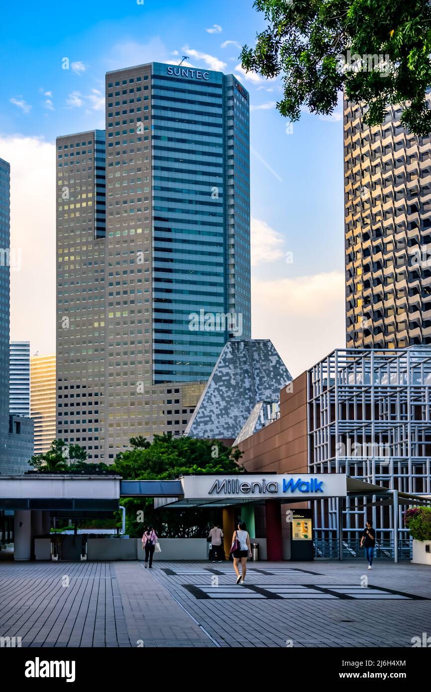 Millenia Walk is a Modern mall with fashion shops, global eateries a