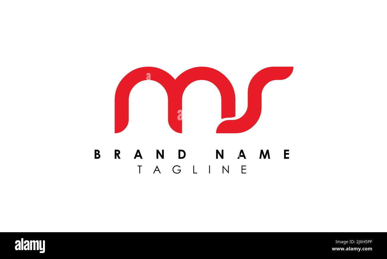Alphabet letters Initials monogram logo Stock Vector