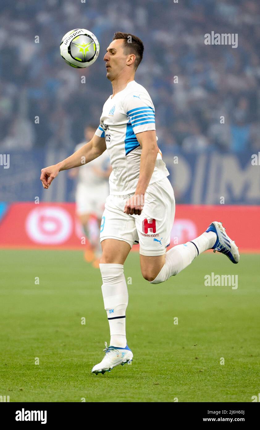AUTOGRAPH ARKADIUSZ MILIK OLYMPIQUE MARSEILLE HAND