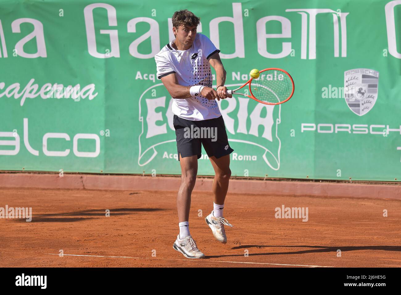 ontsnappen studie halfrond Flavio Cobolli (ITA) during the semi-final of the ATP Challenger Roma Open tennis  tournament at Garden Tennis Club on April 30, 2022 in Rome, Italy Stock  Photo - Alamy