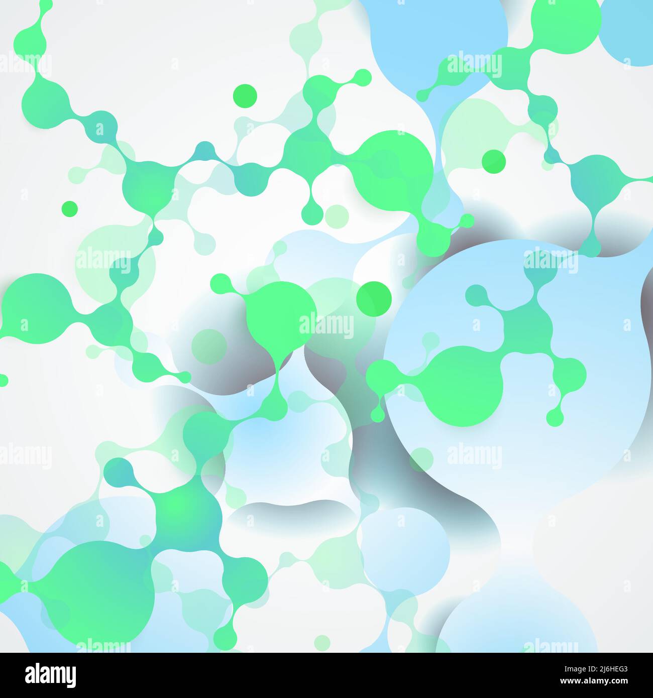 Abstract network design with molecular structure Stock Vector